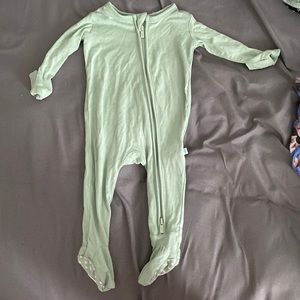 Posh Peanut Footie - Sage - Newborn